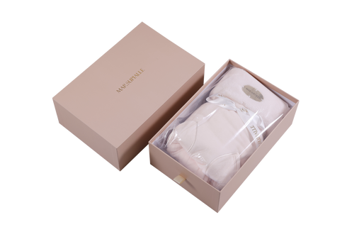 Creamy Slumber Cream Luxury Velveteen Stroller Blanket