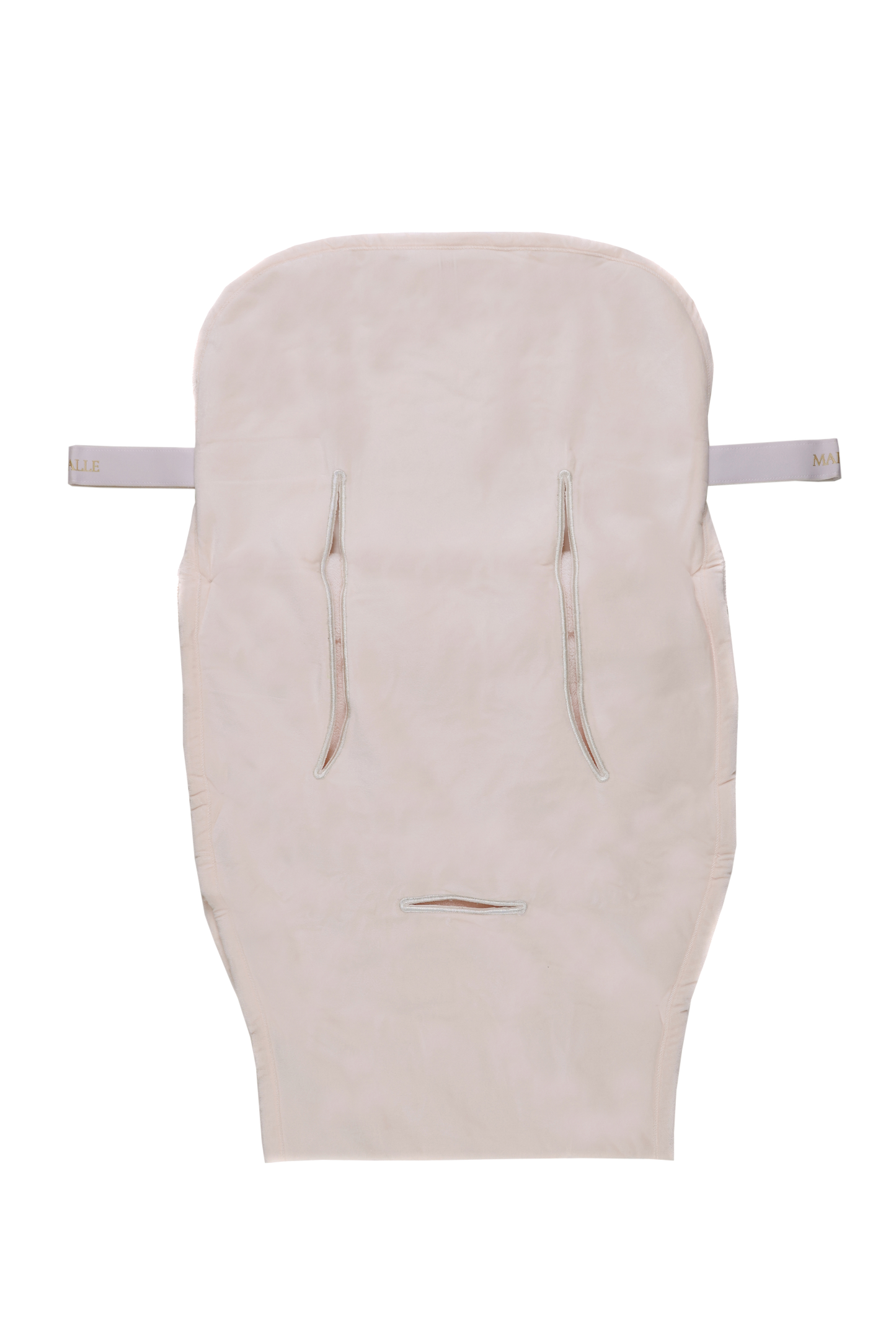 Creamy Slumber Cream Luxury Velveteen Stroller Blanket