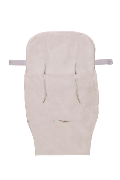 Creamy Slumber Cream Luxury Velveteen Stroller Blanket