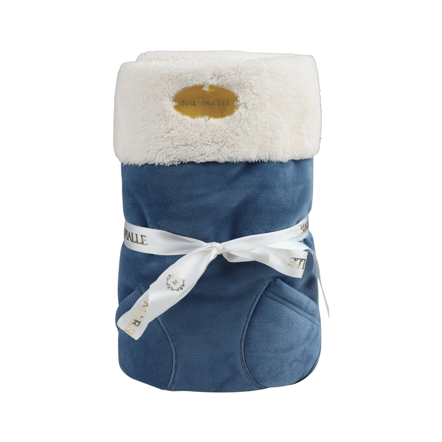 Regal Dream Blue Luxury Velveteen Stroller Blanket