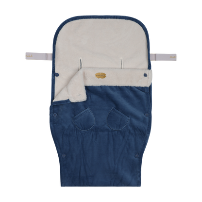 Regal Dream Blue Luxury Velveteen Stroller Blanket