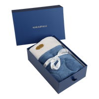 Regal Dream Blue Luxury Velveteen Stroller Blanket