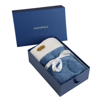 Regal Dream Blue Luxury Velveteen Stroller Blanket